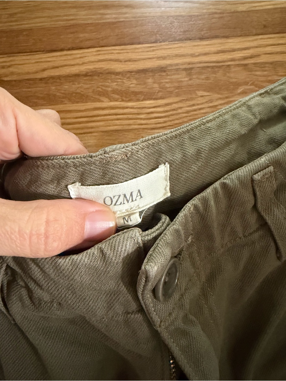OZMA Jardin Pants in Algae Green - Picture 5 of 9
